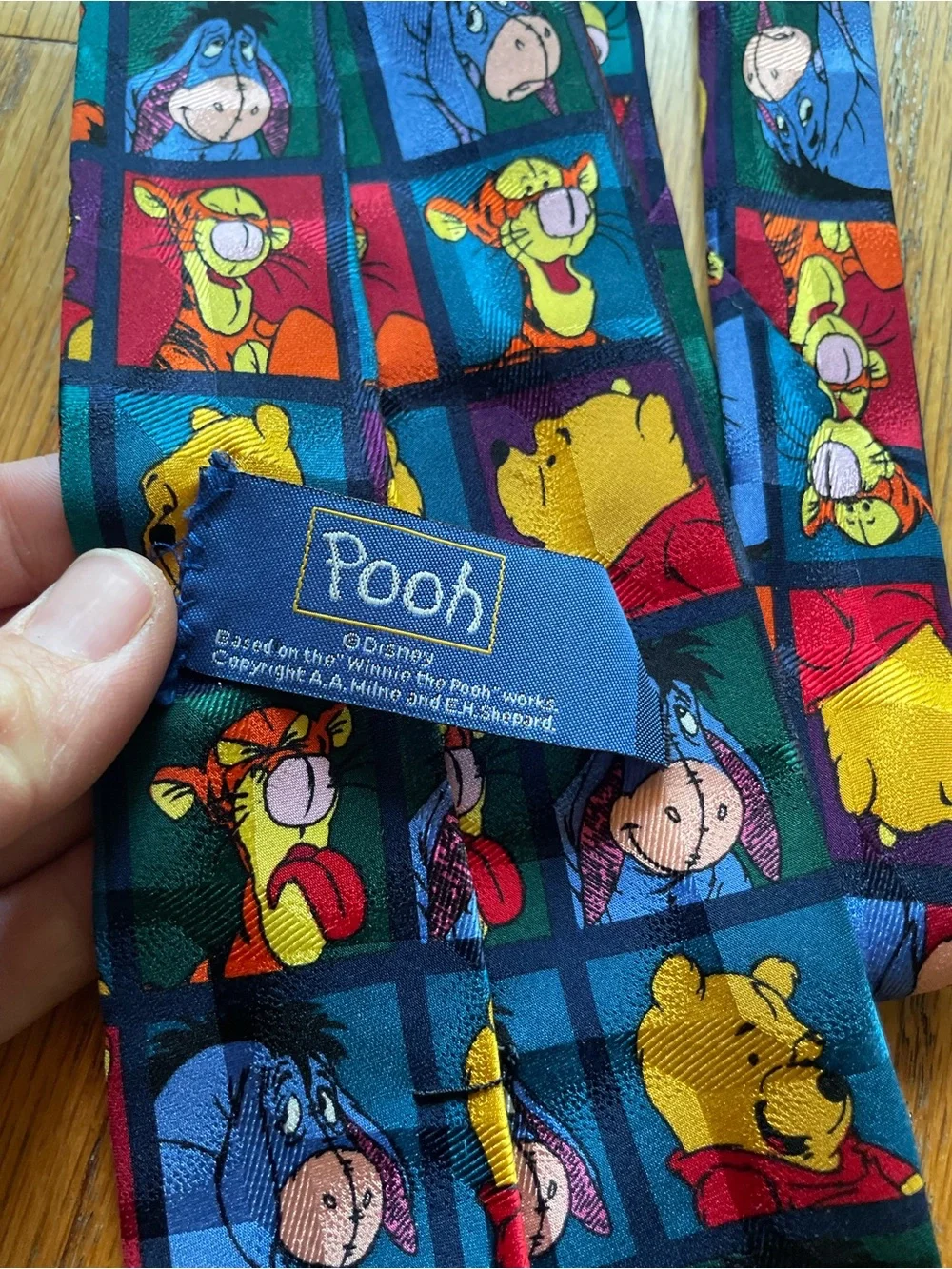 Set of 2 Vintage Winnie the Pooh Character Silk Ties- The Disney Store